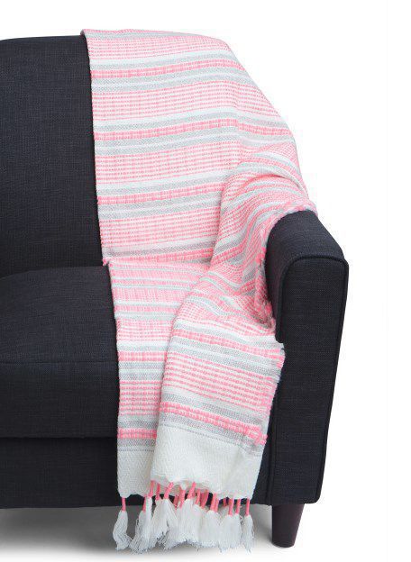 Fight back the morning chill with this throw